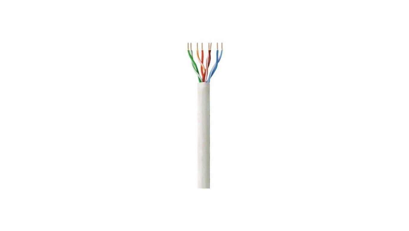 Kabel Skrętka Kat 6 UTP Linka 100m Szara 100 Miedzi