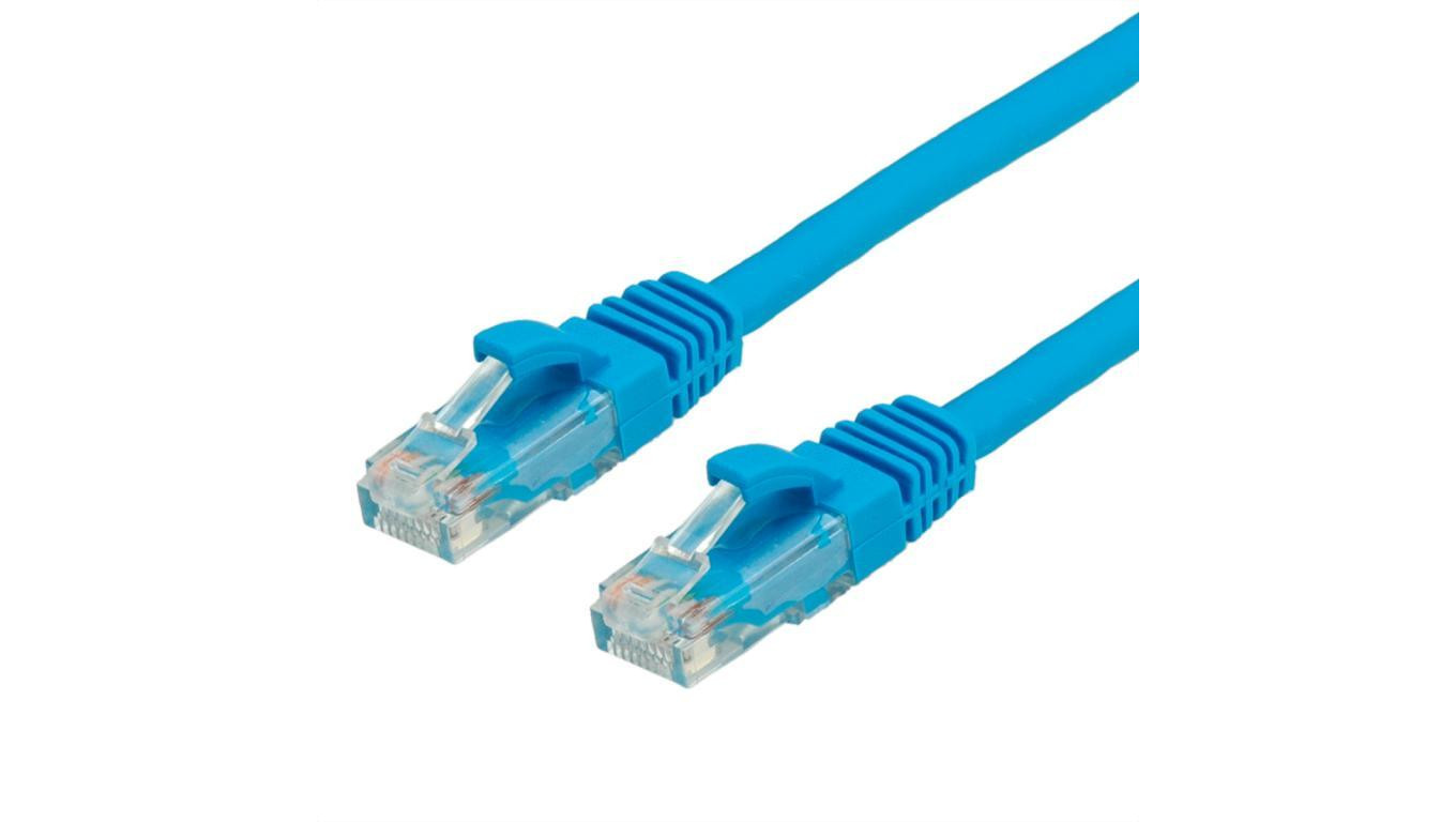 VALUE Kabel krosowy UTP kat. 6 (klasa E), LS0H, niebieski, 10 m