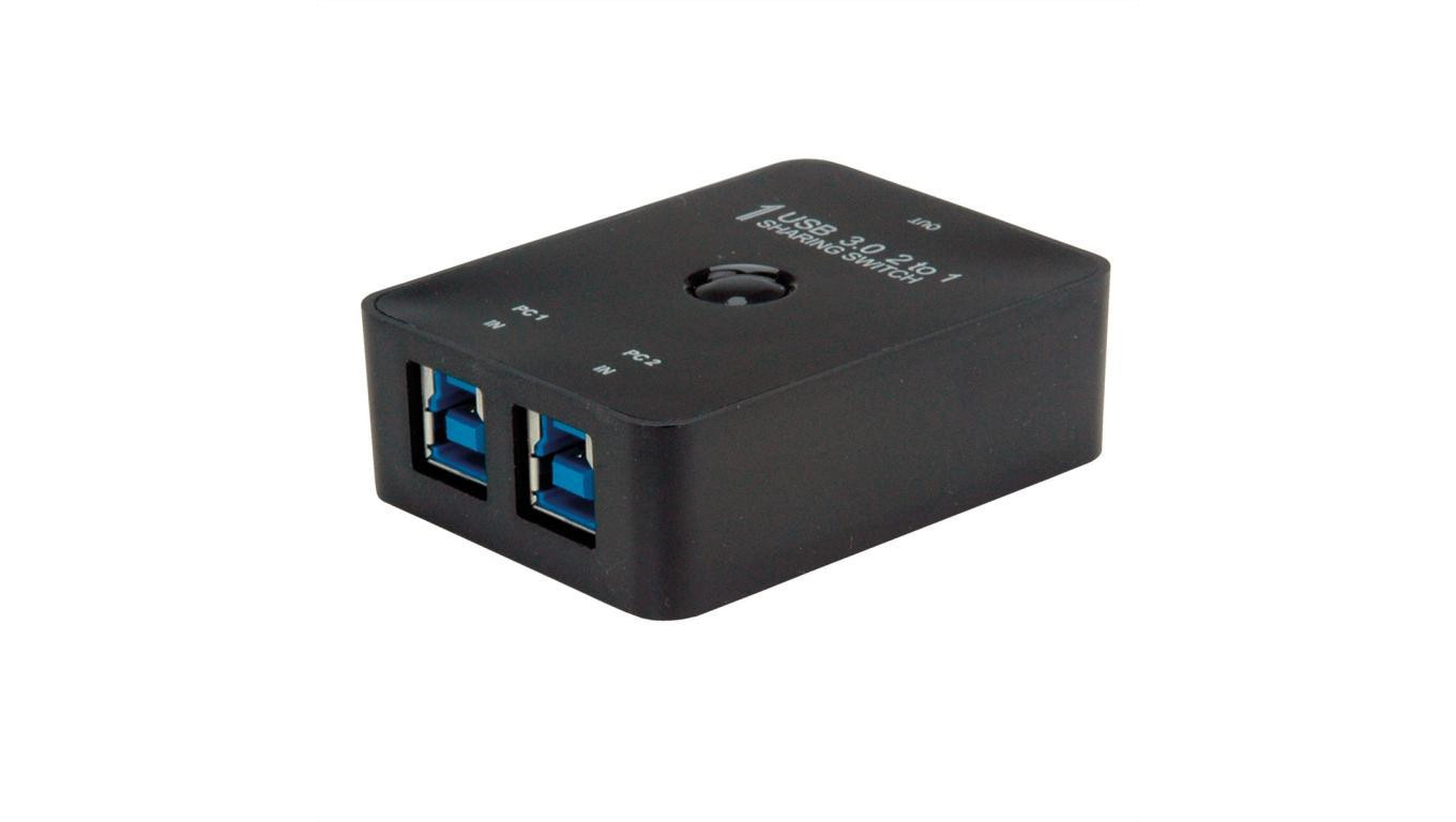 VALUE Handmatige USB 3.2 Gen 1 Switch, 2 porty