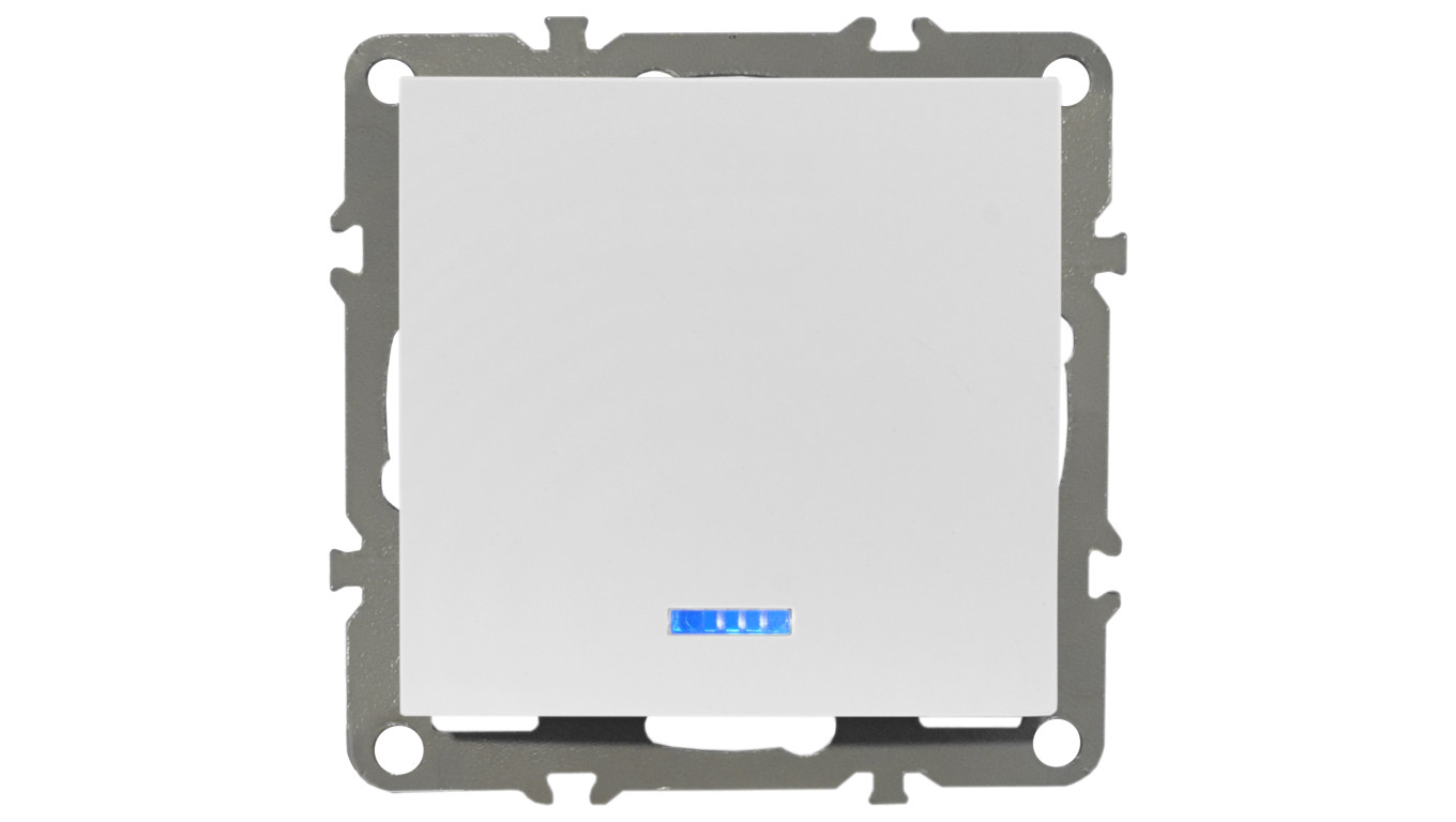 QUADRA WŁĄCZNIK WYŁACZNIK SCHODOWY PODŚWIETLANY W1