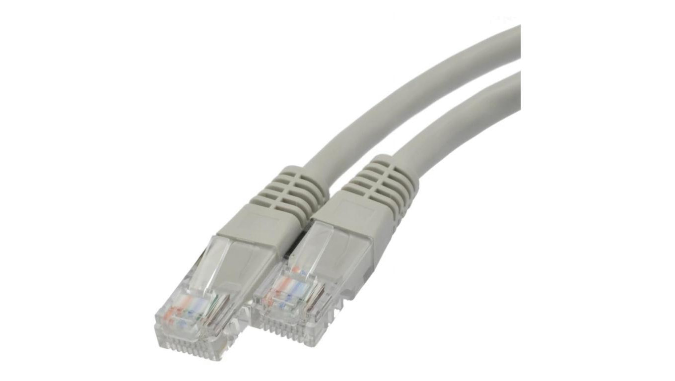 Patchcord UTP kat.5e kabel sieciowy LAN 2x RJ45 linka szary 7m
