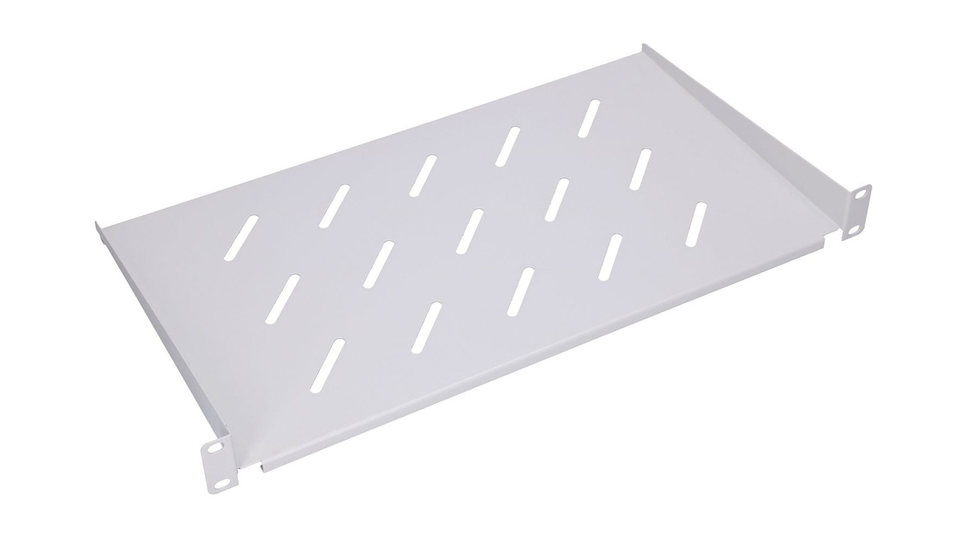 Półka 19, do szaf wiszących Extralink 1U 350mm Szara