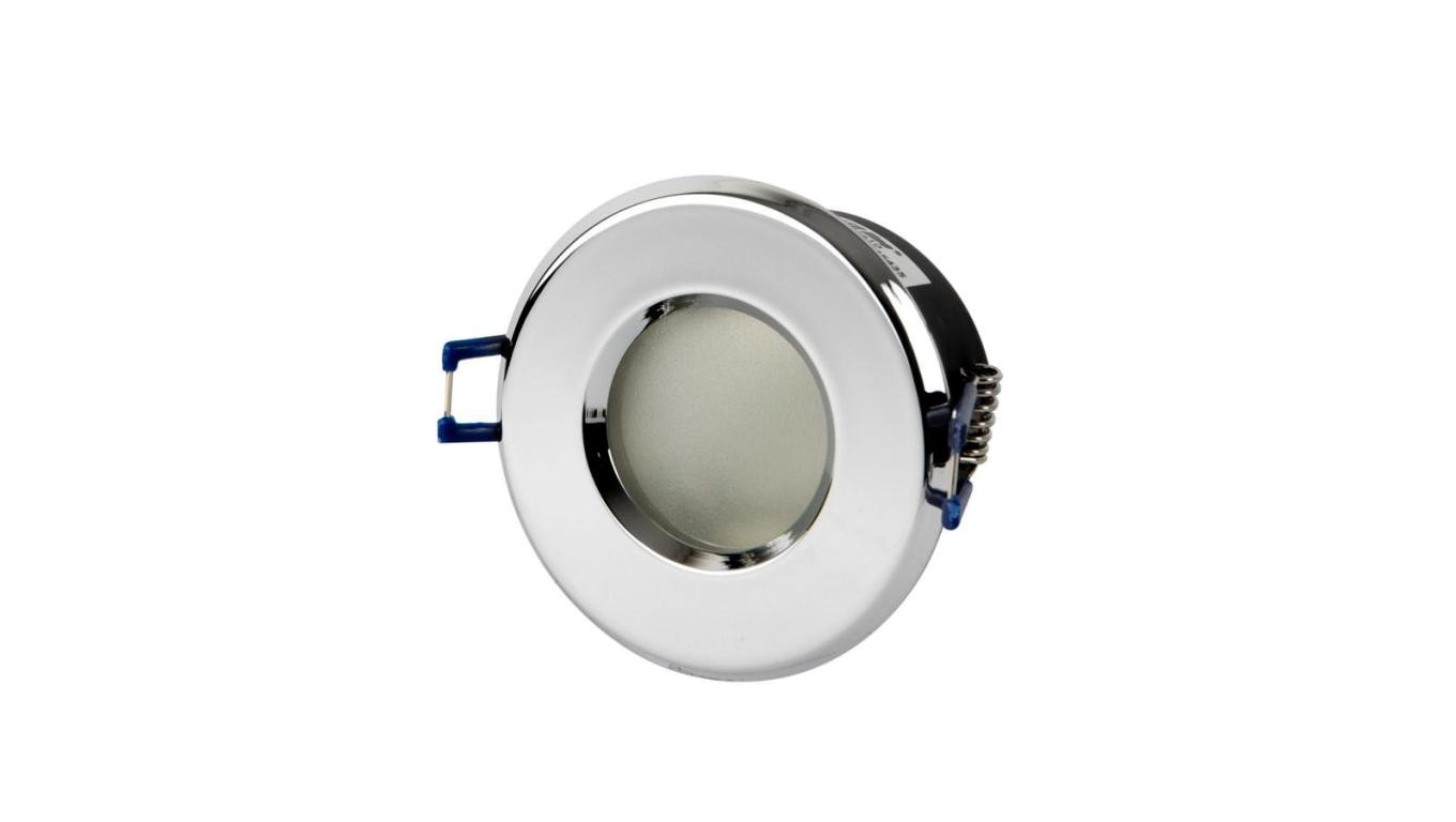 LED line Oprawa sufitowa wodoodporna okrągła odlew chrom