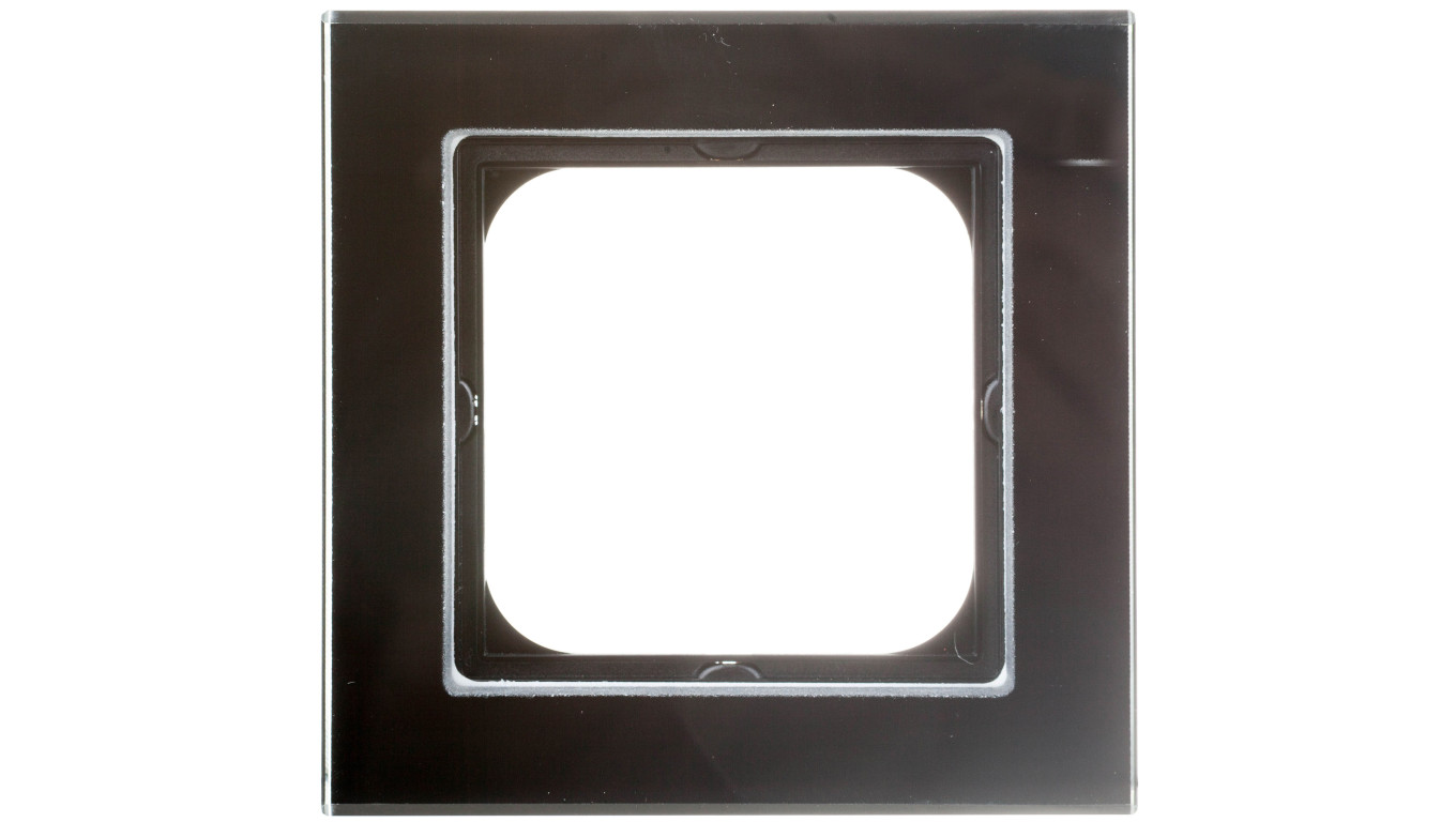 SONATA Ramka pojedyncza czarne szkło R-1RG/32