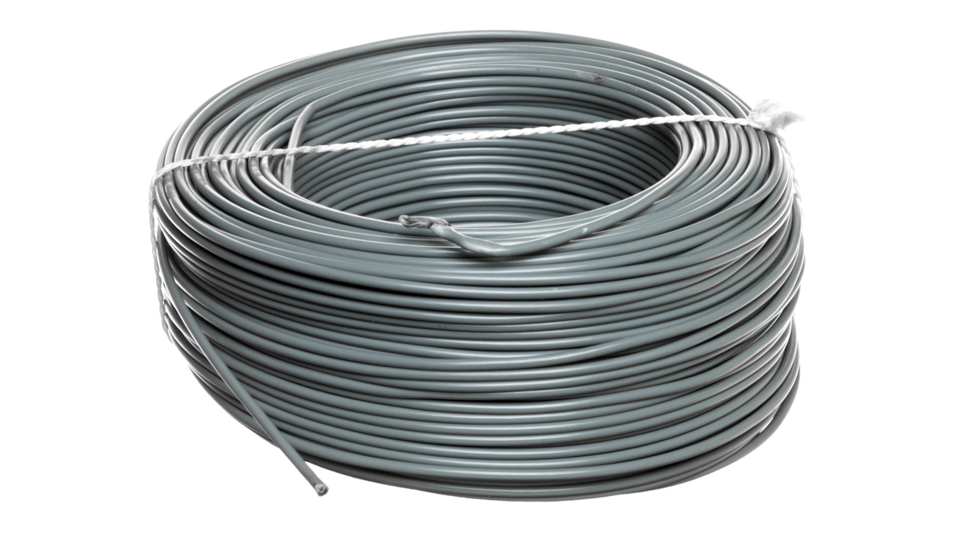 Przewód instalacyjny H07V-K (LgY) 1,5 szary /100m/