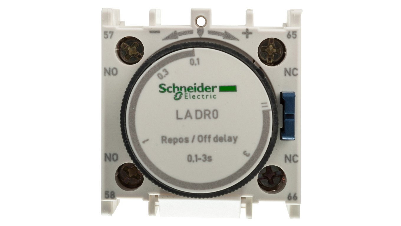 Blok styków pomocniczych opóźniających 0,3-3s TeSys 1NO 1NC zaciski skrzynkowe LADR0