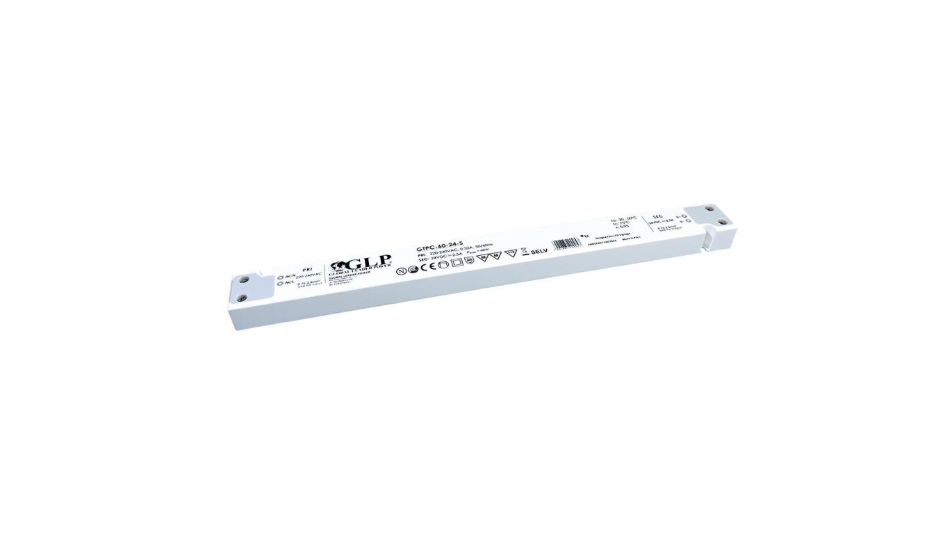 GLP Zasilacz LED GTPC-60-24-S 60W 24V DC 2,5A meblowy