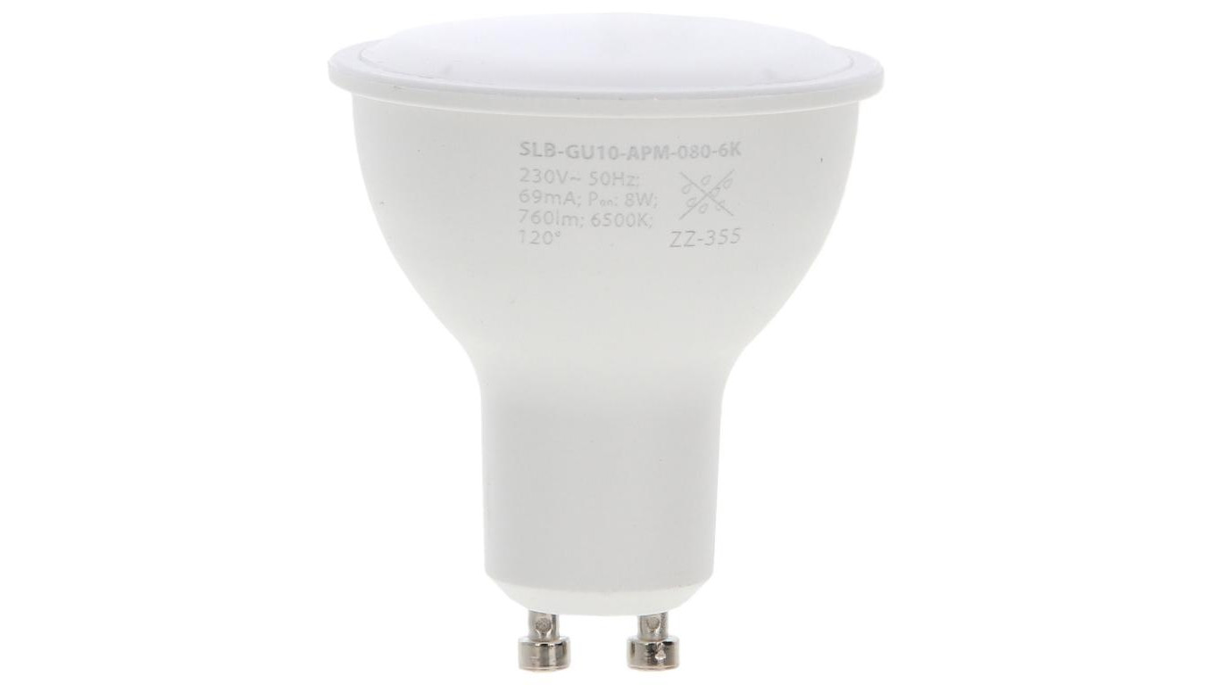 ŹRÓDŁO LED SAMSUNG INSIDE 230V GU10 8W 760LM 6500K 120ST D84-SLB-GU10-APM-080-6K