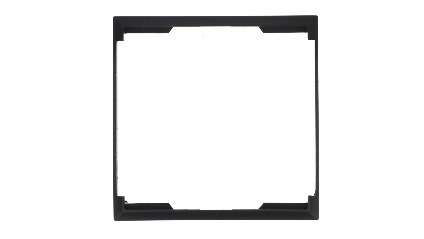 ARIA Ramka ozdobna do gniazd podwójnych do ramek czarny metalik RO-4U/33