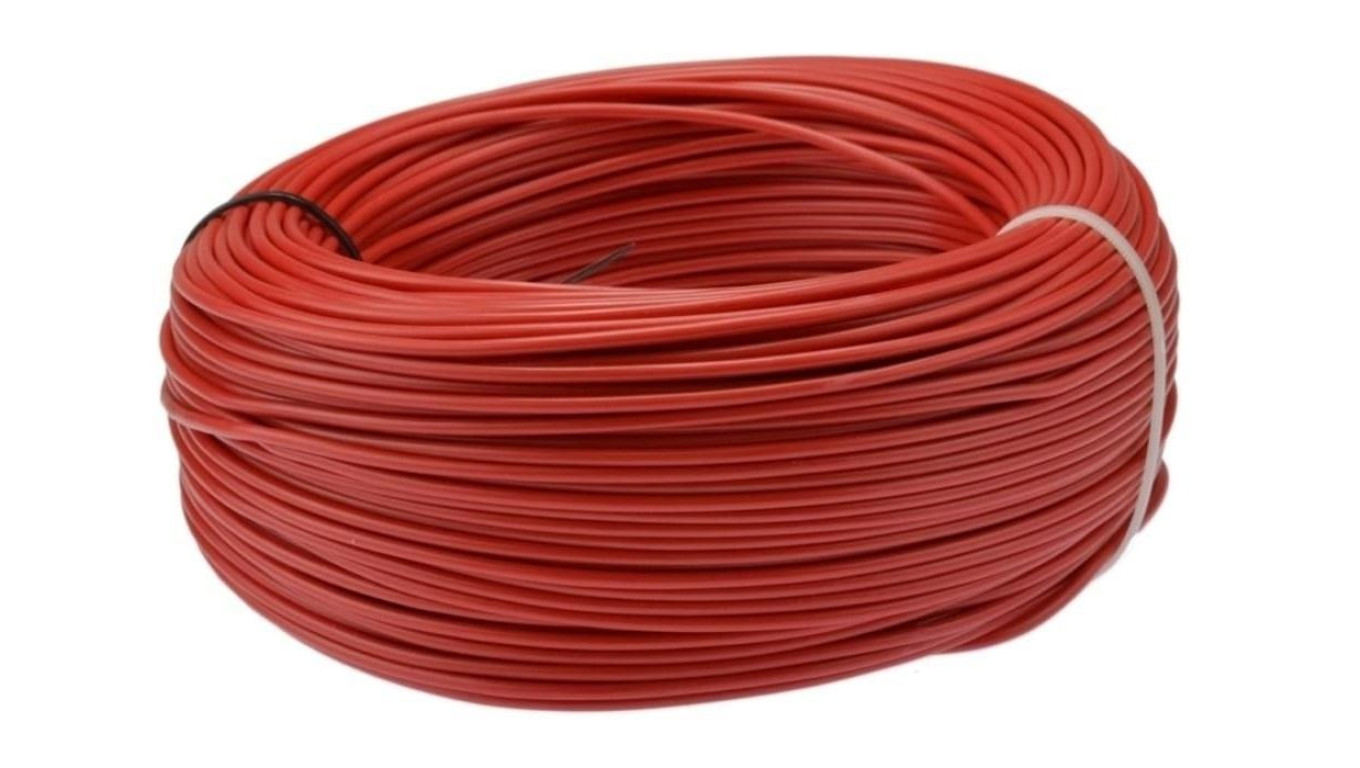 Przewód instalacyjny H07V-K / LgY 6 500V czerwony linka giętka Helukabel 100m