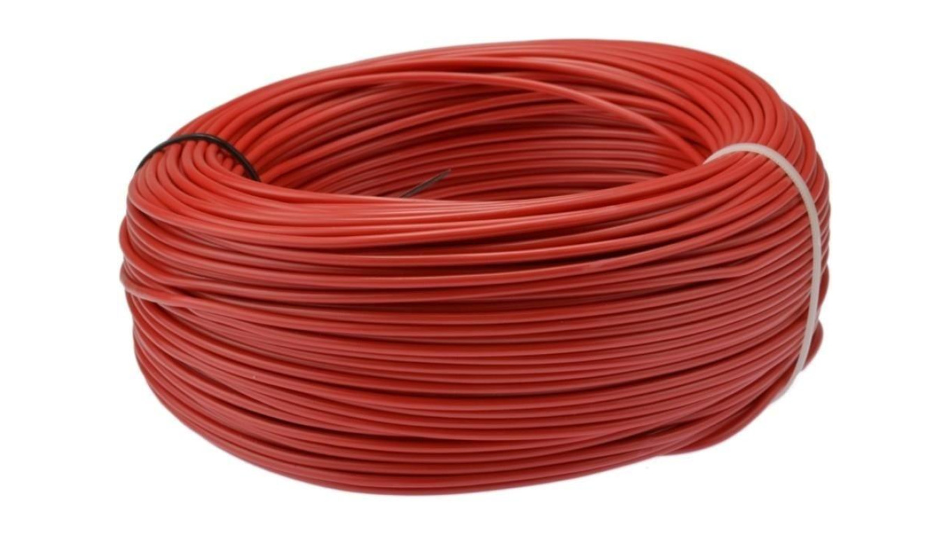 Przewód instalacyjny H07V-K / LgY 1,5 750V czerwony linka giętka Elektrokabel 50m