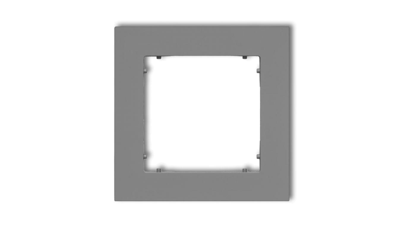 MINI Ramka pojedyncza szary mat 27MR-1