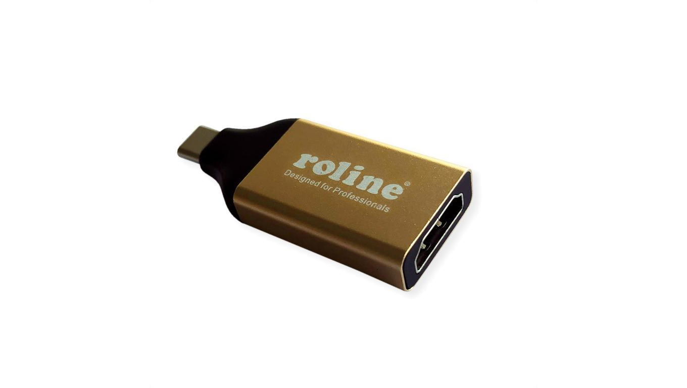 ROLINE GOLD Adapter USB typu C - HDMI, męski/żeński