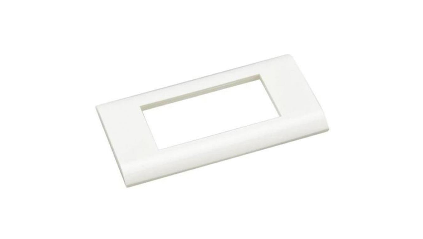 Ramka montażowa 4M 90x45 biała na moduły Mediabox