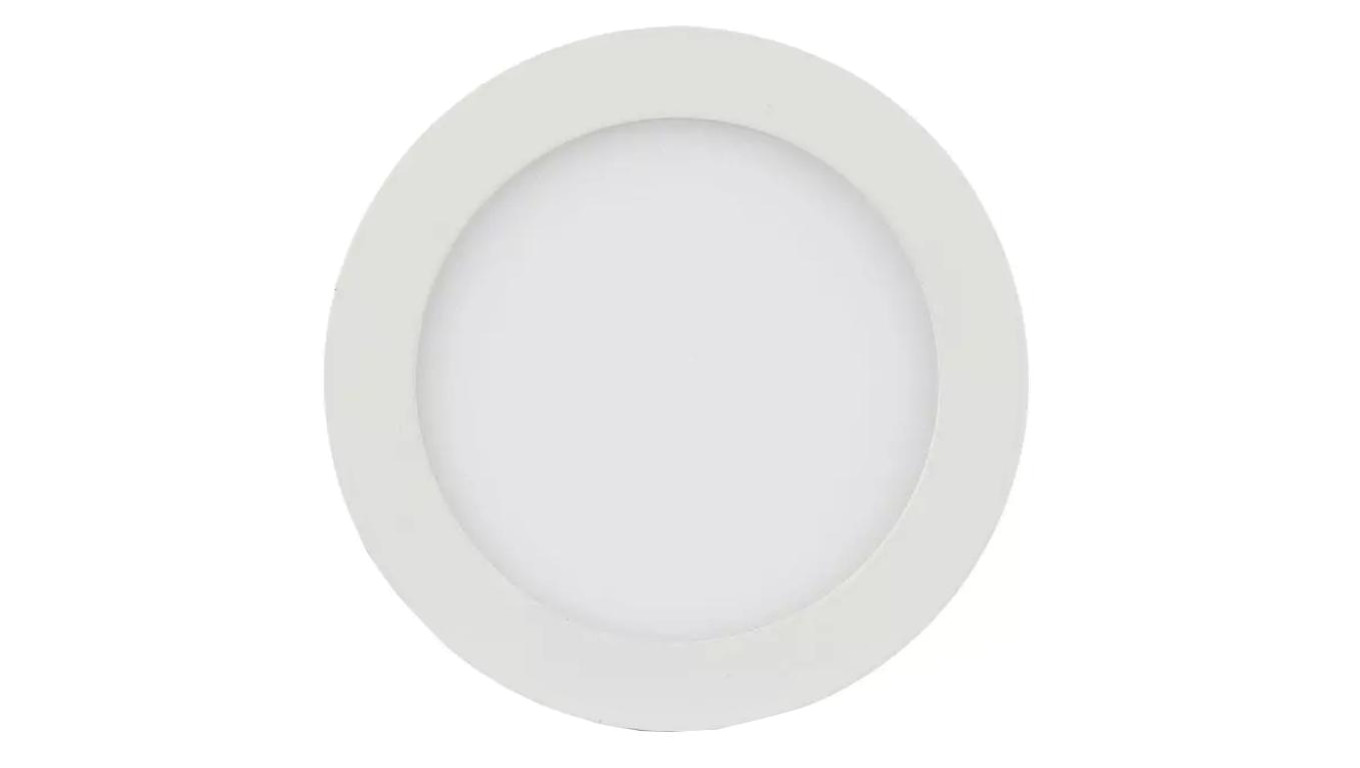 Plafon okrągły podtynkowy wpuszczany LED 12W 1000lm 3000K IP20 biały barwa WW biała ciepła V-TAC SAMSUNG VT-612RD