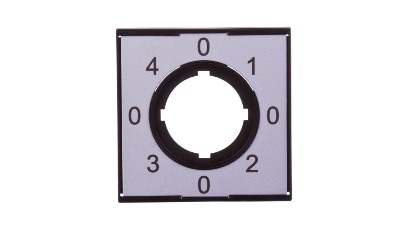 Tabliczka opisowa aluminium kwadratowa 0-1-0-2-0-3-0-4 M22-XCK2 279435