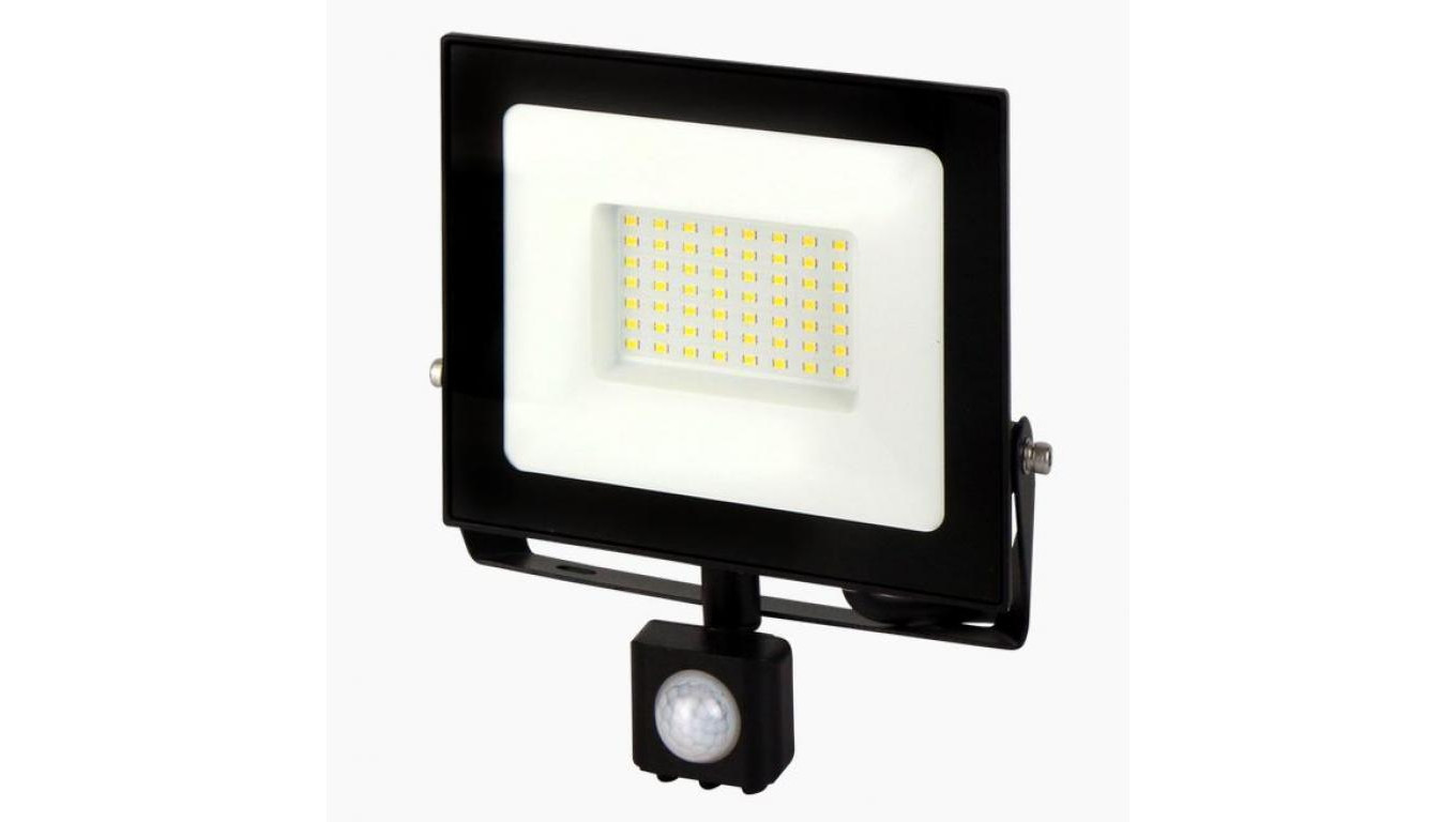 Projektor Naświetlacz Halogen LED line LUMINO 50W 4000K 5000lm z czujnikiem IP44 3 lata gwar.