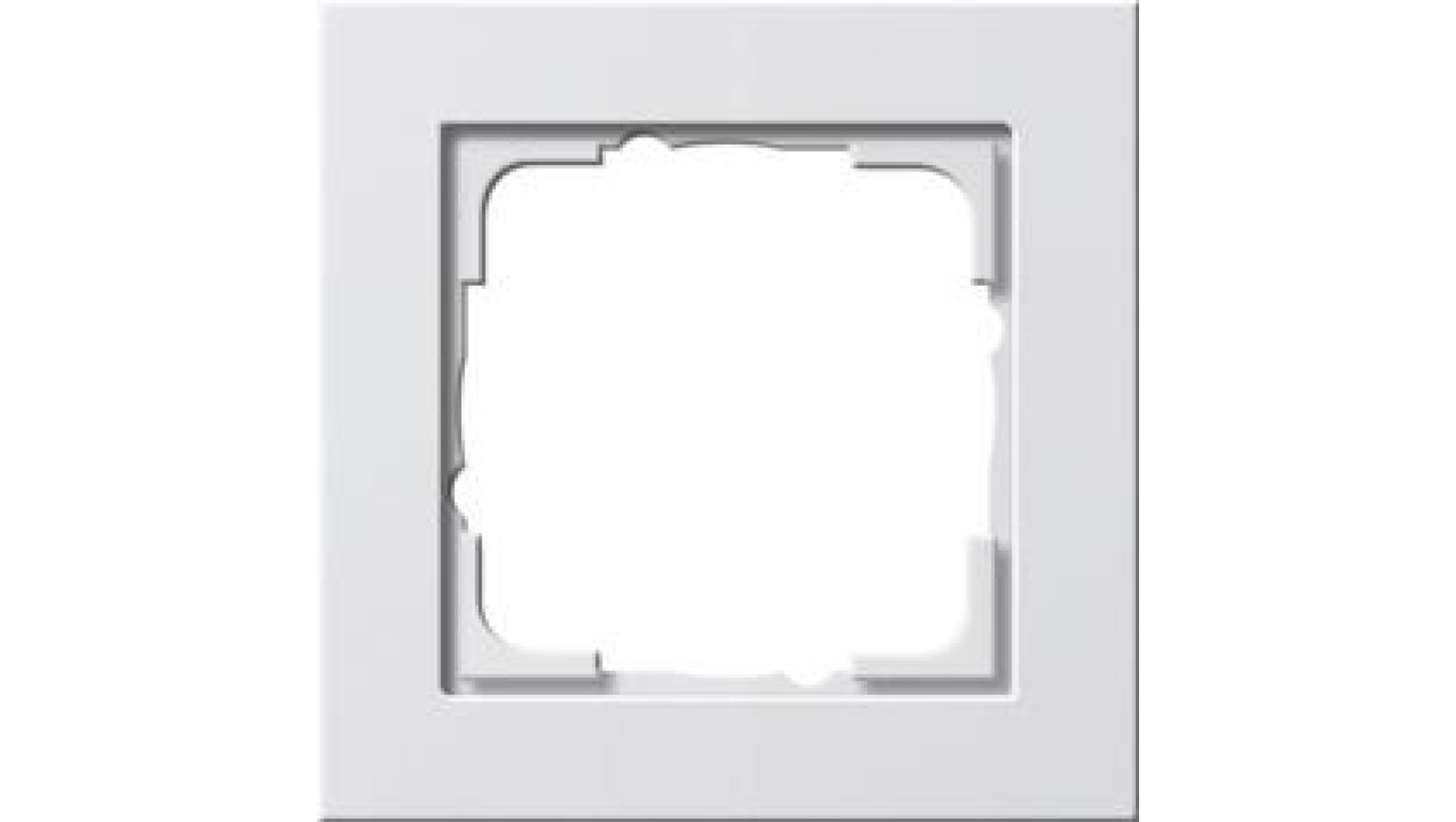 Gira Ramka pojedyncza Gira E2 biały połysk