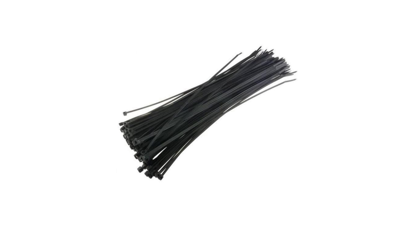 Opaski zaciskowe 140x3.6mm do kabli czarne ISWT-14235-BK /100szt./