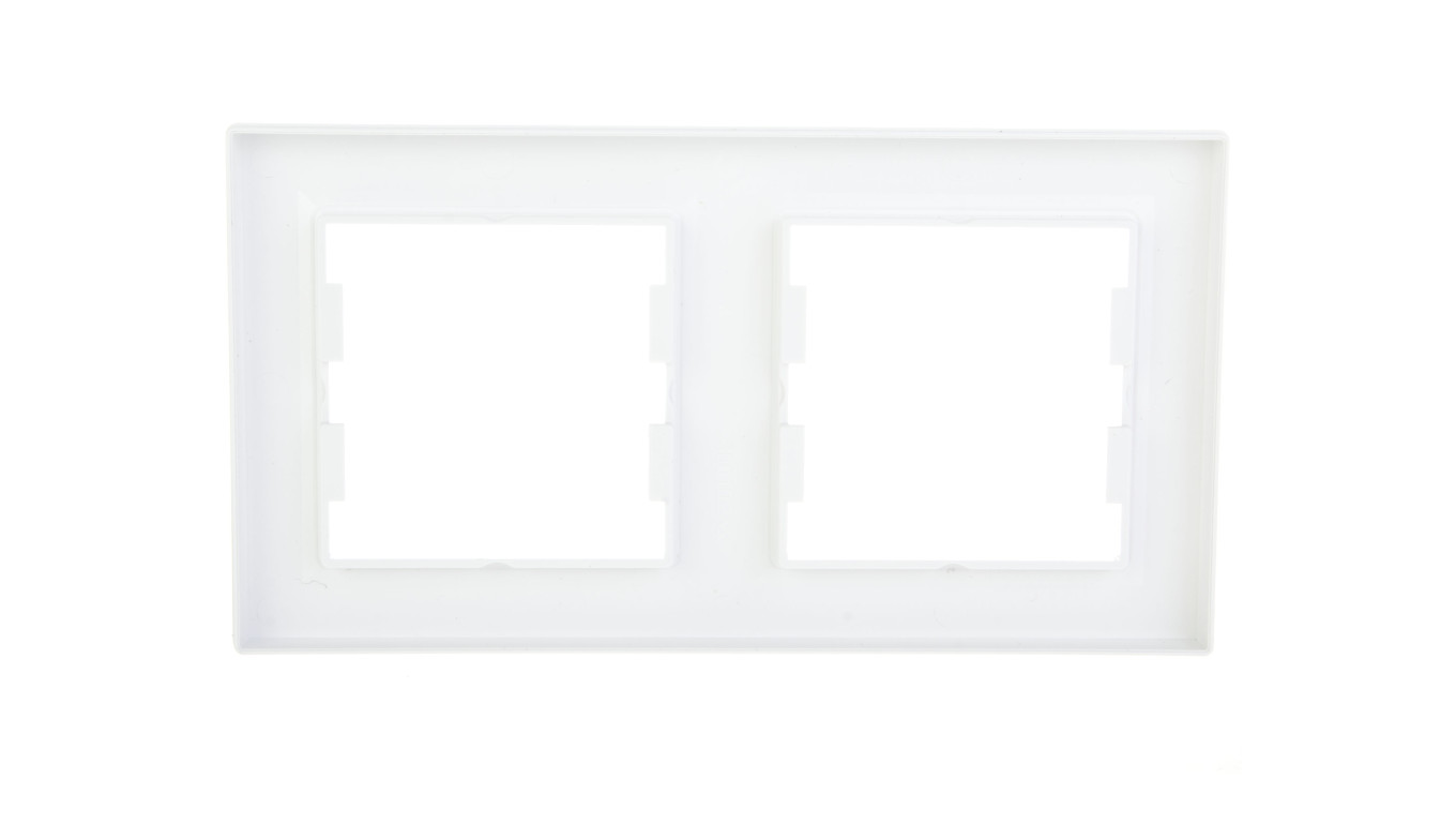ASFORA Ramka podwójna pozioma biała EPH5800221