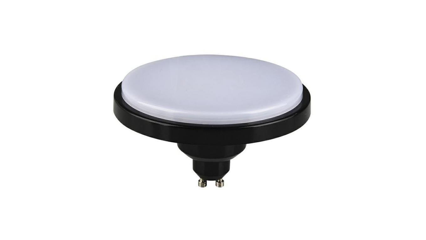 Żarówka GALAXY ES111 LED 12W B/WW gu10 120 stopni 1200lm 230V AR111 ciepła biała obudowa czarna (bez otworów)