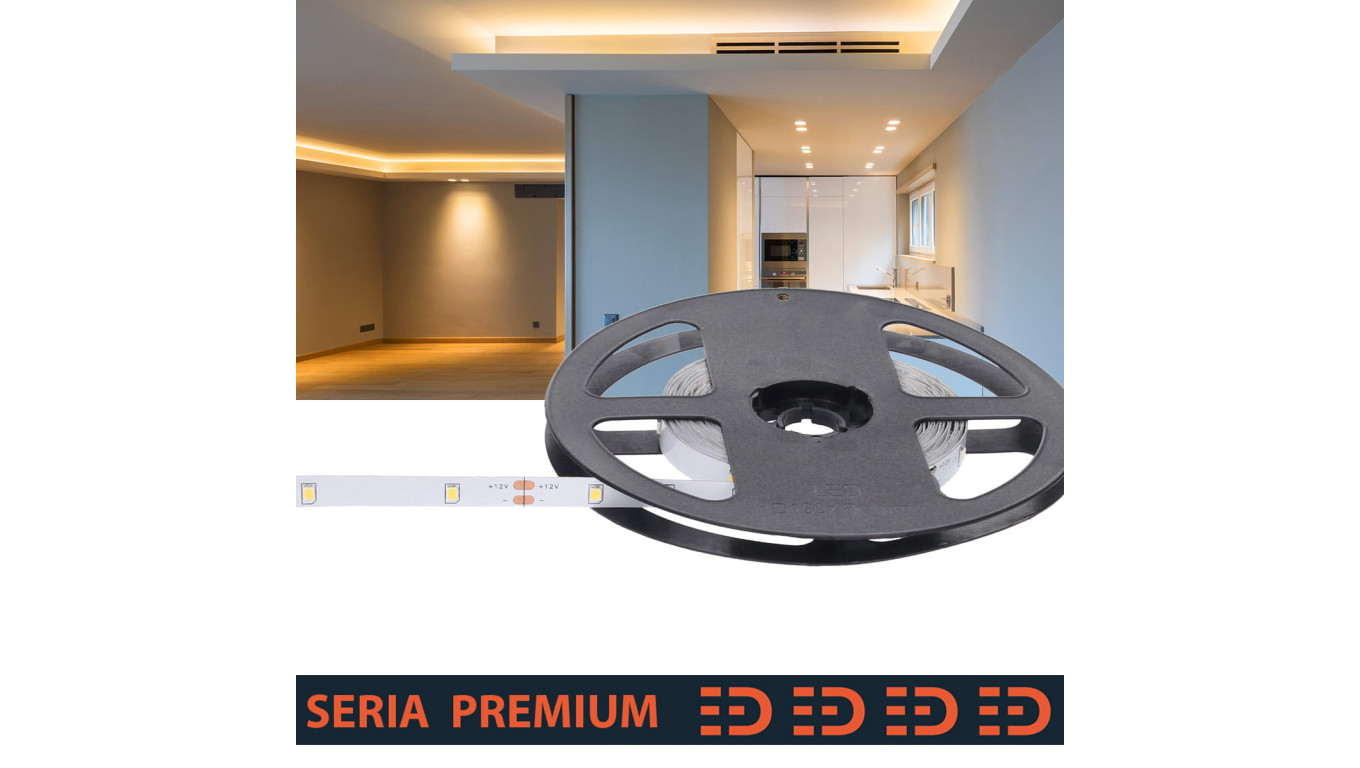 Taśma Premium 12V 30led 2800-3200K SMD2835 (100)