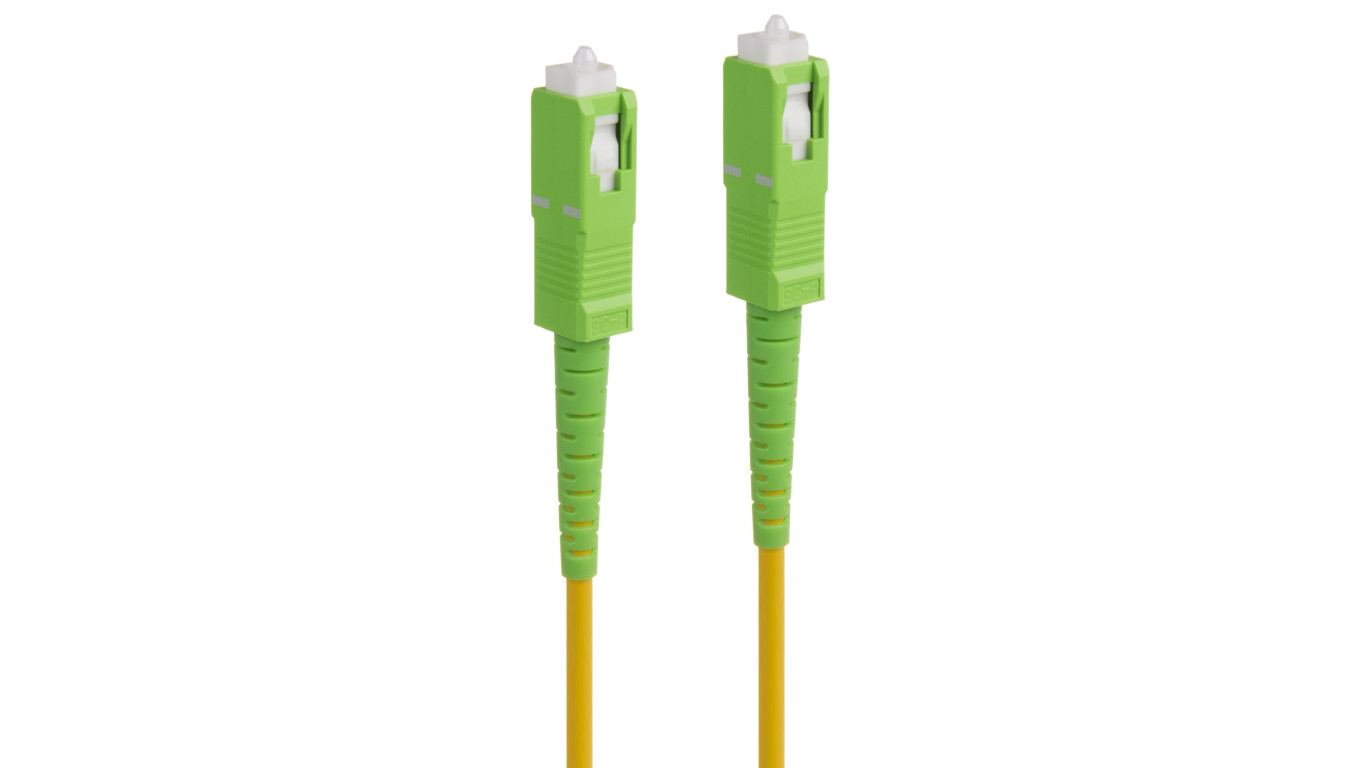Patchcord światłowód kabel Maclean, SC/APC-SC/APC, jednomodowy, długość 3m, simplex, G657A2, MCTV-433