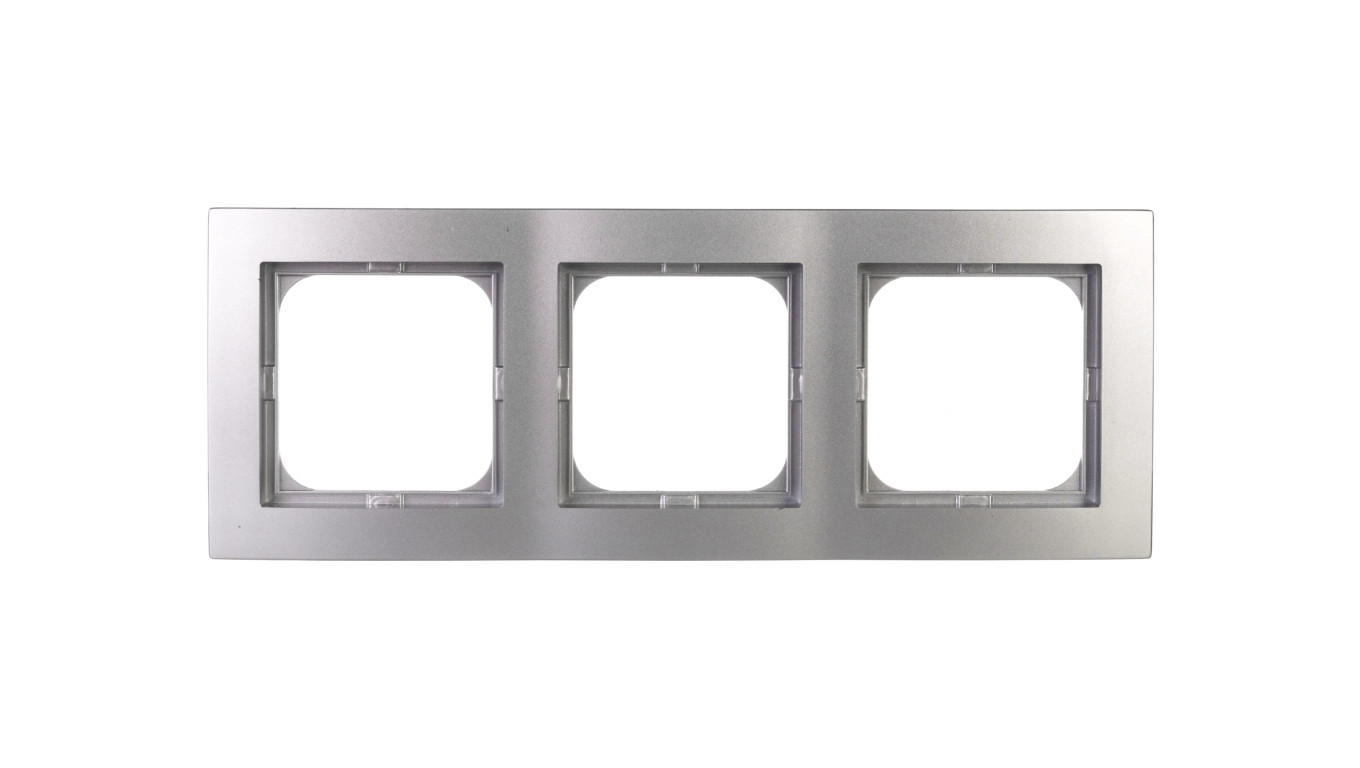 AS Ramka potrójna srebro R-3G/18