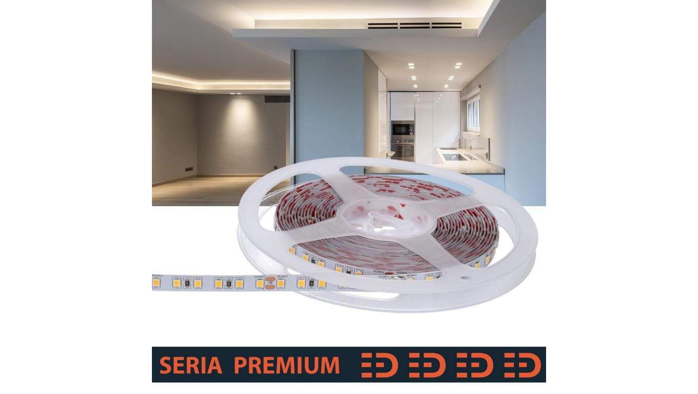 Taśma Premium 24V 120led 4000K 1000lm SMD2835 (5) PL5Y