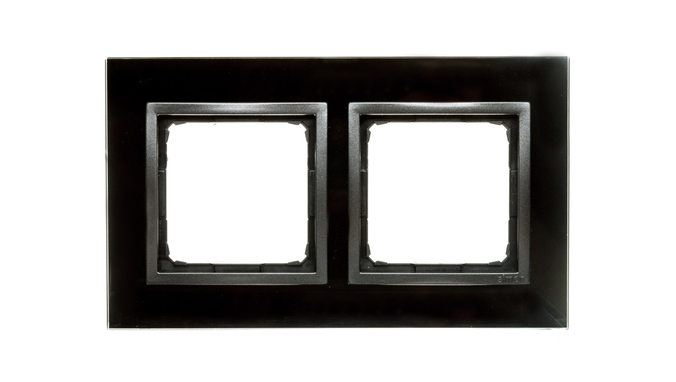 Simon 54 Nature Ramka podwójna szkło ZASTYGŁA LAWA DRN2/73