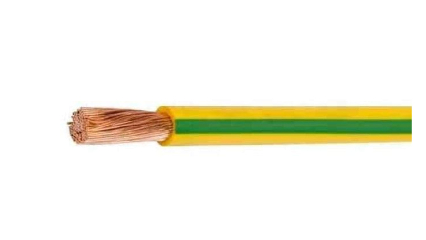 Przewód instalacyjny H07V-K (LgY) 6 żółto-zielony /100m/