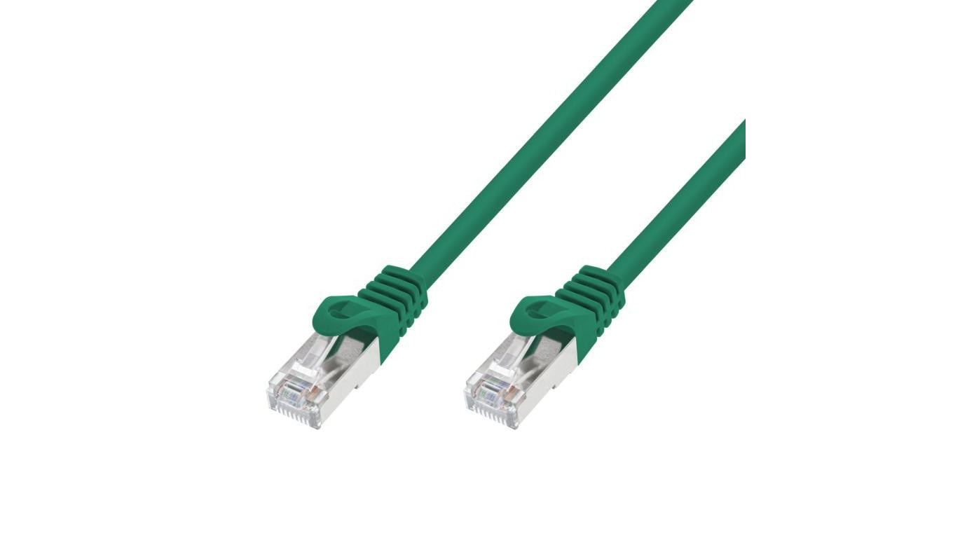 Patchcord LAN Miedź Kabel sieciowy skrętka Extralink Kat.7 S/FTP 5m 20G Zielony