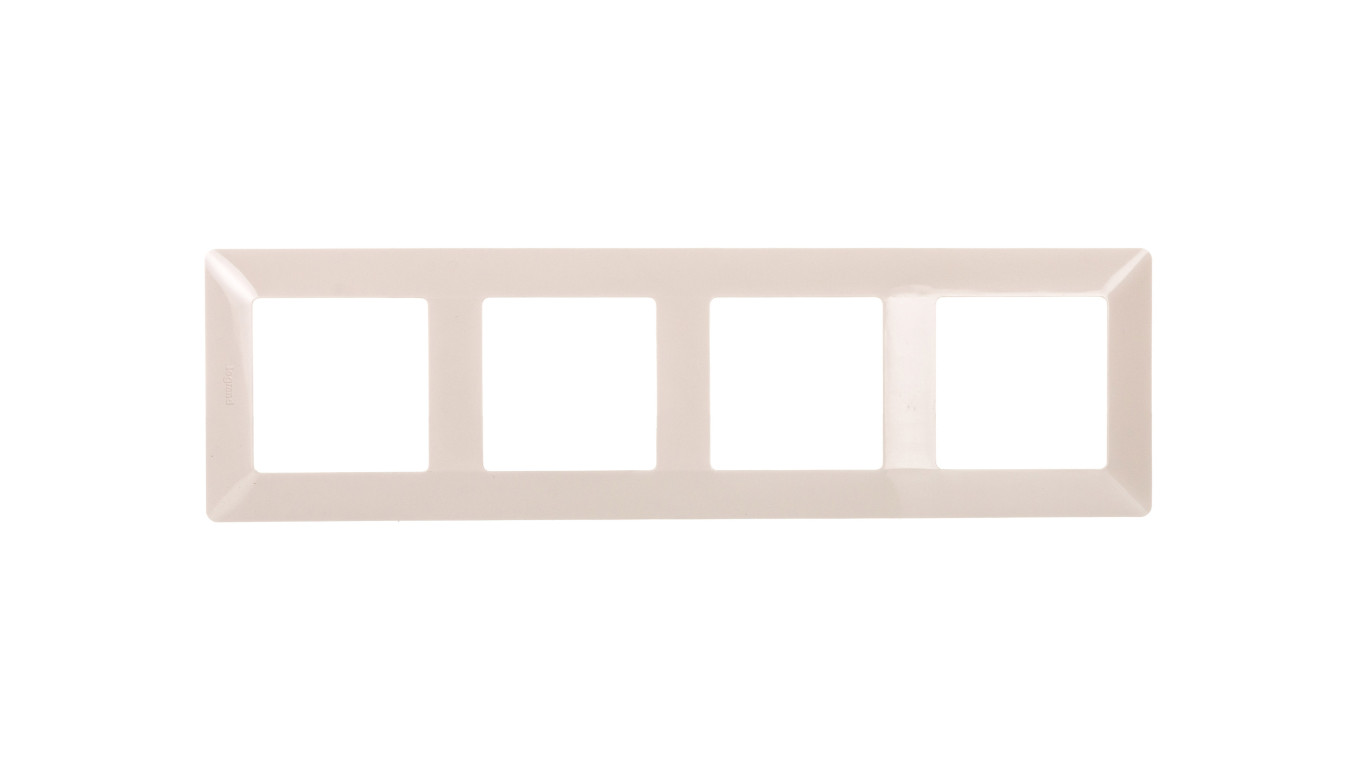 VALENA LIFE Ramka poczwórna kremowa 754044
