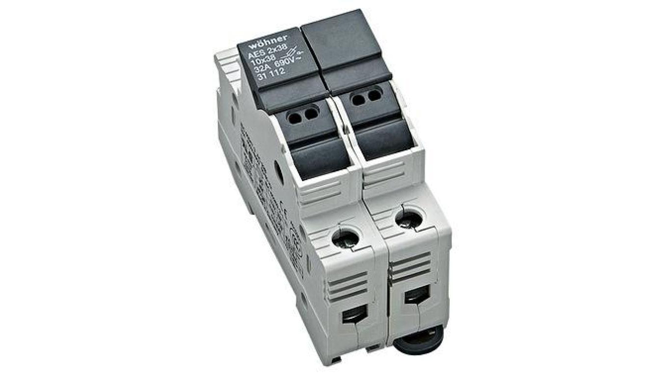 Rozłącznik bezpiecznikowy Ambus 10x38 32A 2p 690V