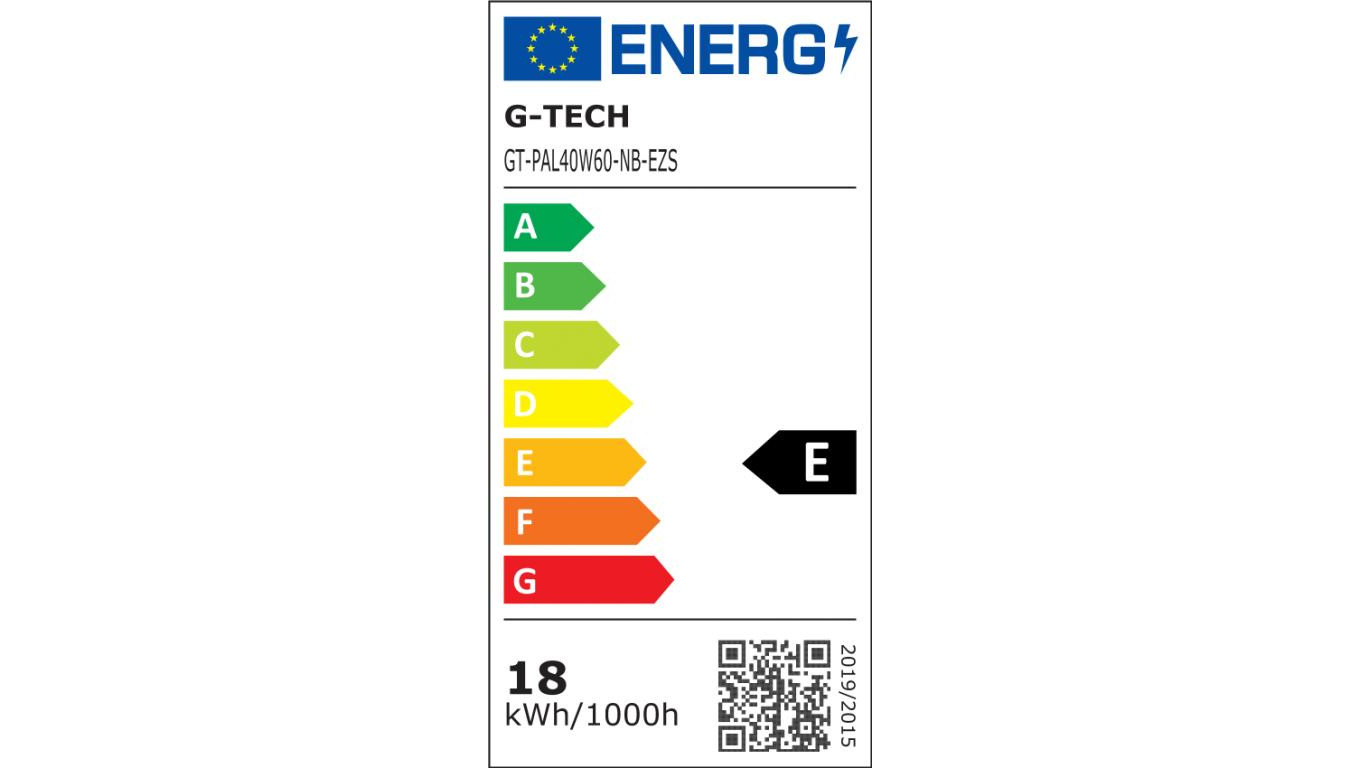 Panel LED G-Tech 40W 3500lm 4000K IP44 60x60cm GT-PAL40W60-NB