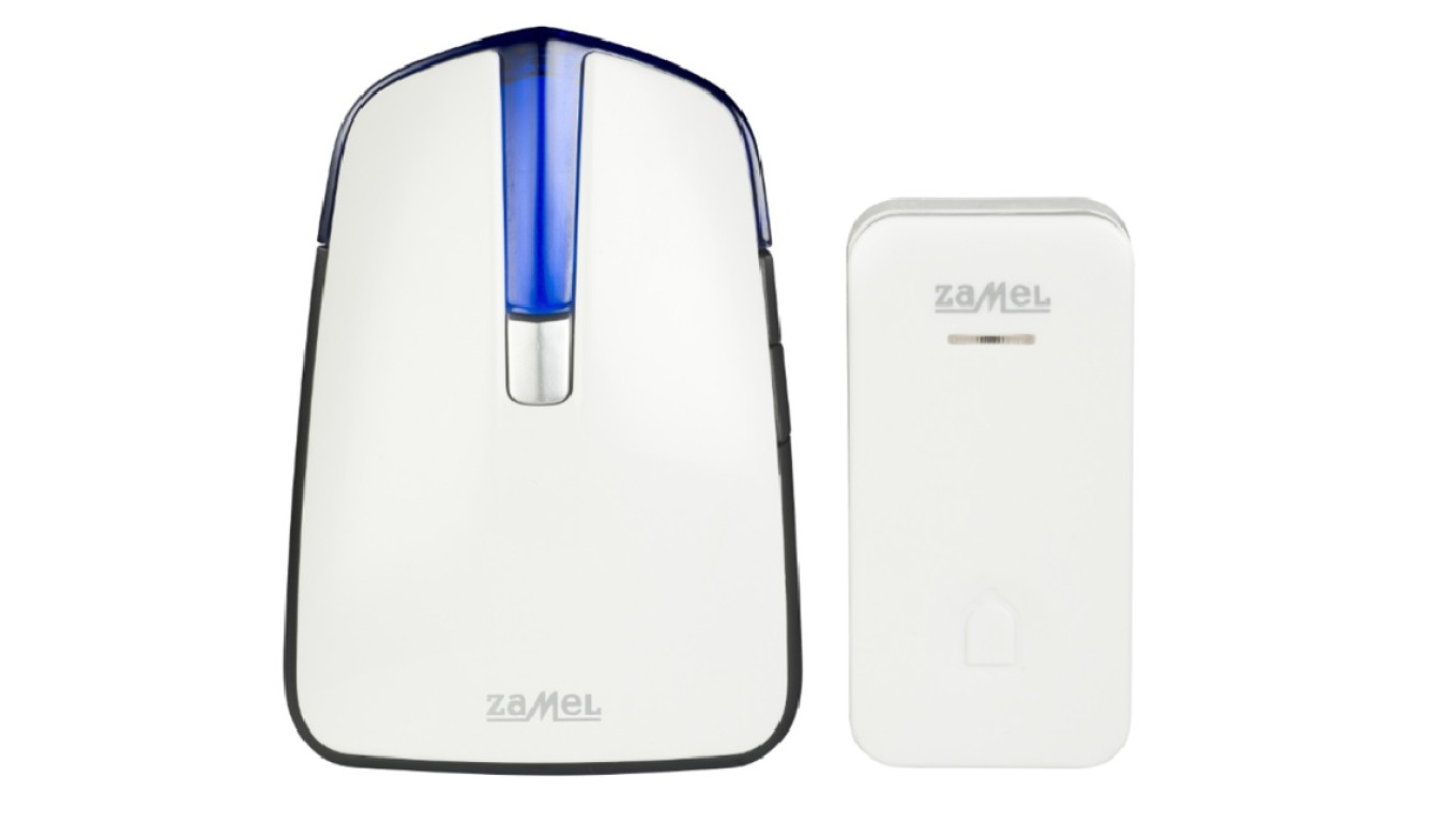 Dzwonek bezprzewodowy z przyciskiembezbateryjnym ST-370 RUMBA SUN10000444