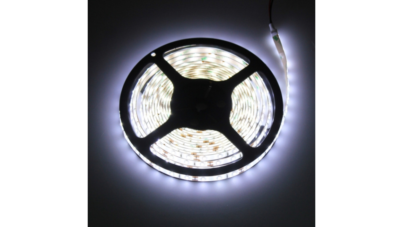 Taśma LED 2835 60 diod/m 24W 4,8W/m 12V IP20 CW 6500K /5m/