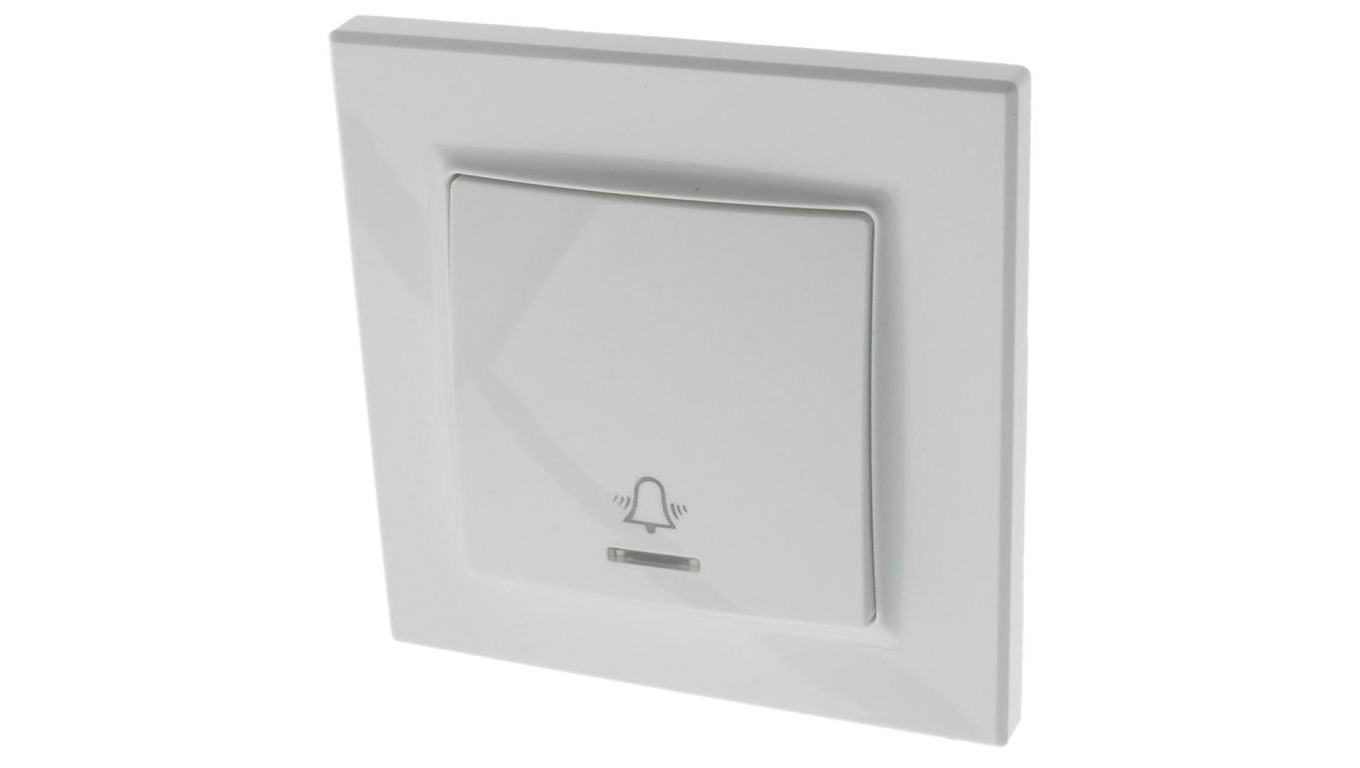 Łącznik pt podtynkowy o styku chwilowym odbijający dzwonek z podświetleniem Argo