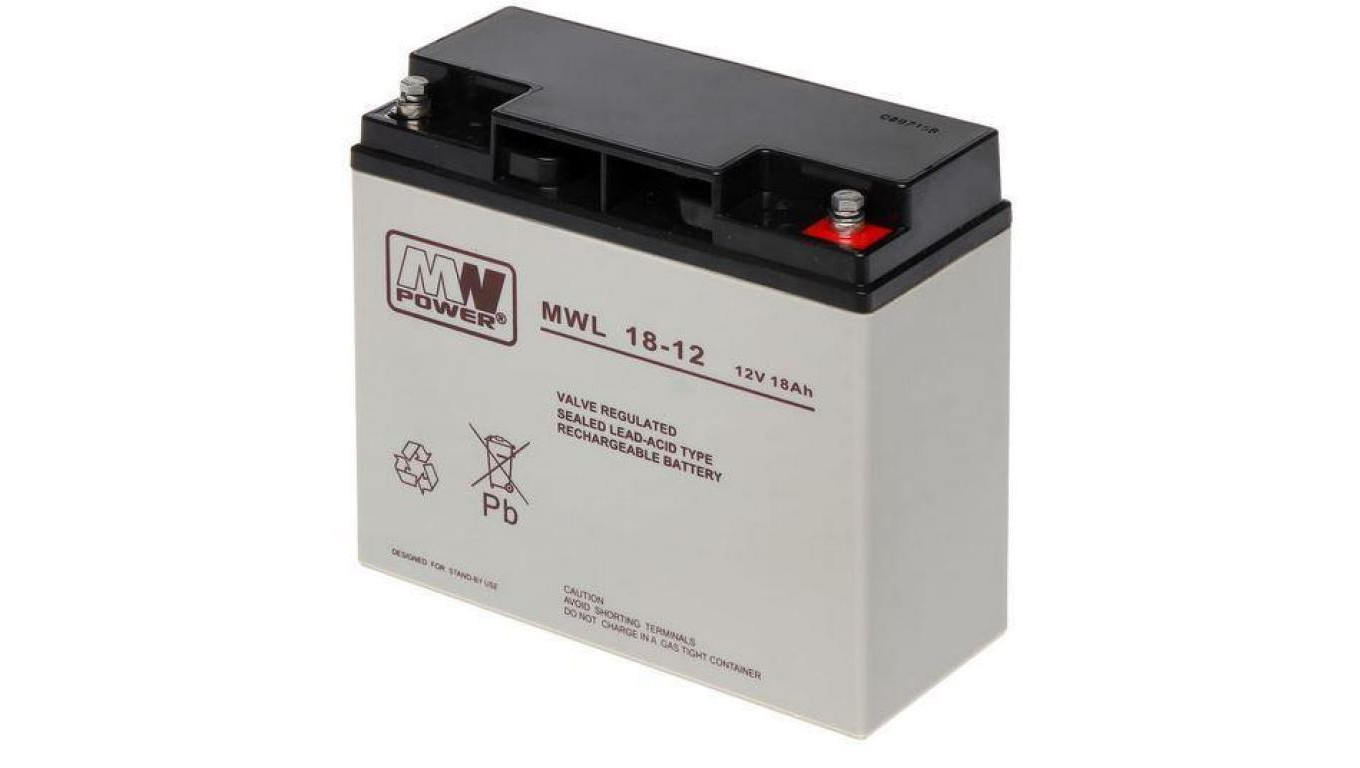 akumulator AGM 10-12lat 12V/18Ah MWL 18-12