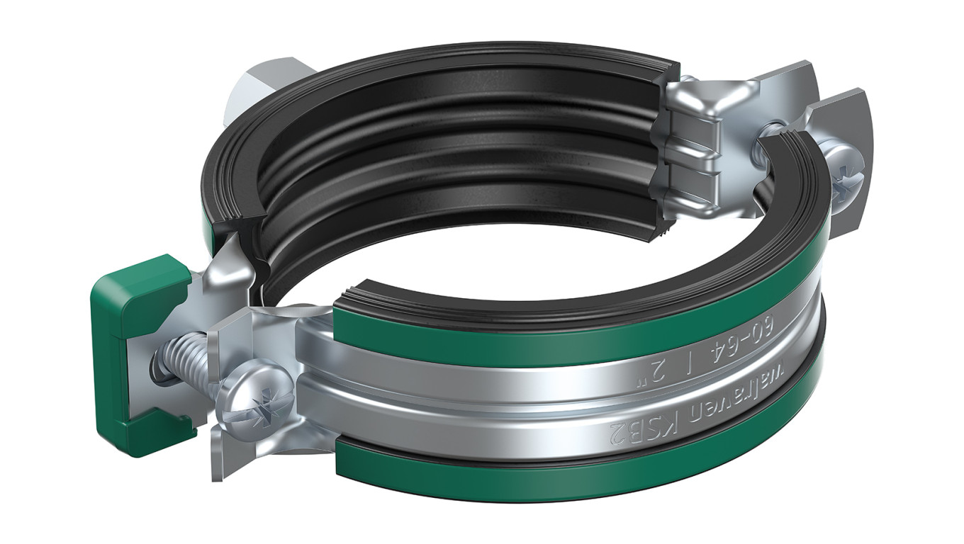 Obejma do rur KSB2 epdm M8/10 / 3396169 / 6cali / Rozmiar 165-169mm /