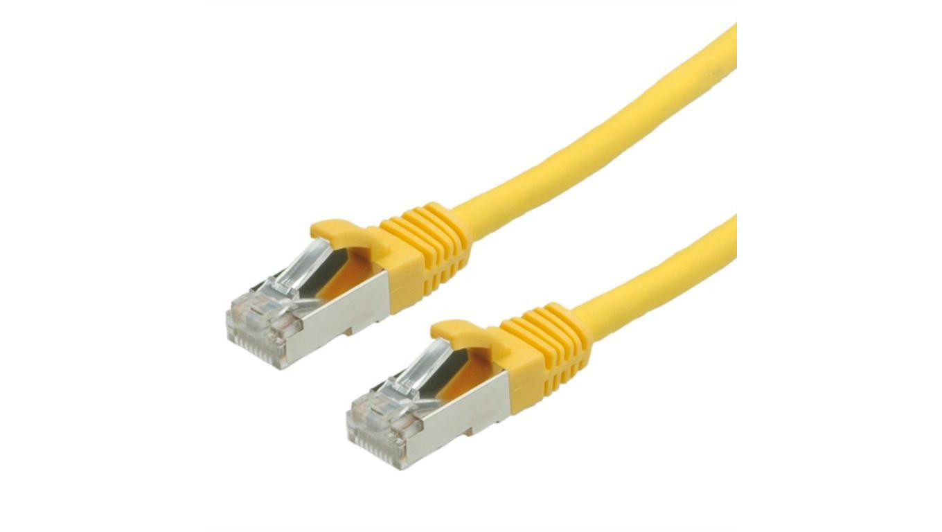 VALUE Kabel krosowy kat. 6 (klasa E) S/FTP (PiMF), LS0H, żółty, 5 m