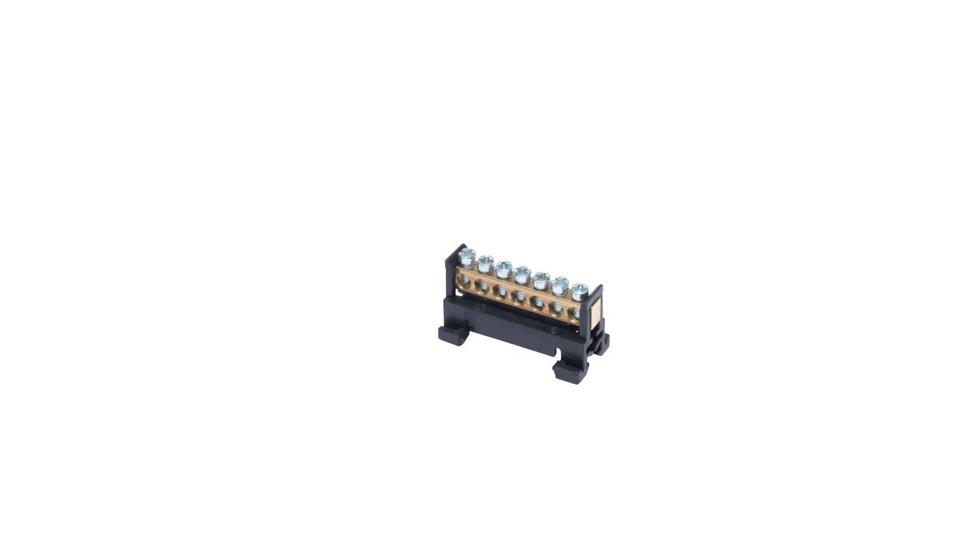Listwa zaciskowa na szynę L7 fazowa 7-torowa 16mm² 400V AC 63A czarna 81700007