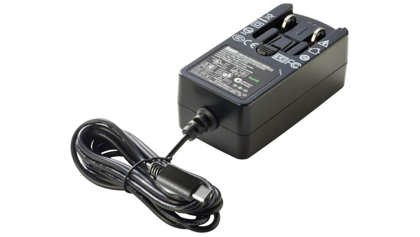 Zasilacz wtyczkowy 5V 3A 15W 5C USB-C SYS1541-1505-USB-C bez wtyków AC