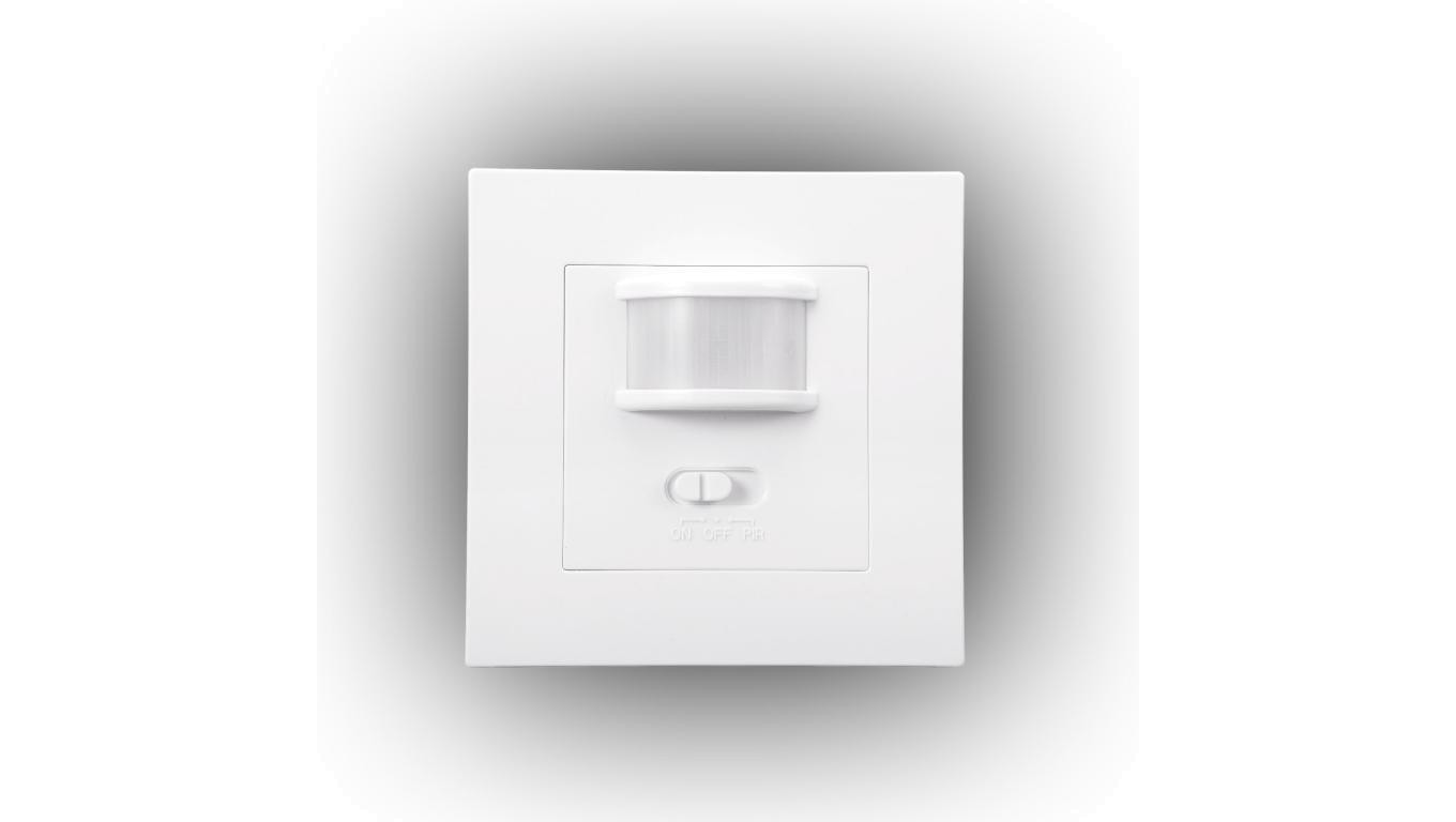 Czujnik ruchu na podczerwień 500W/200W podtynkowy IP20 zasięg 9m CR-IR1/KP/BIAŁY