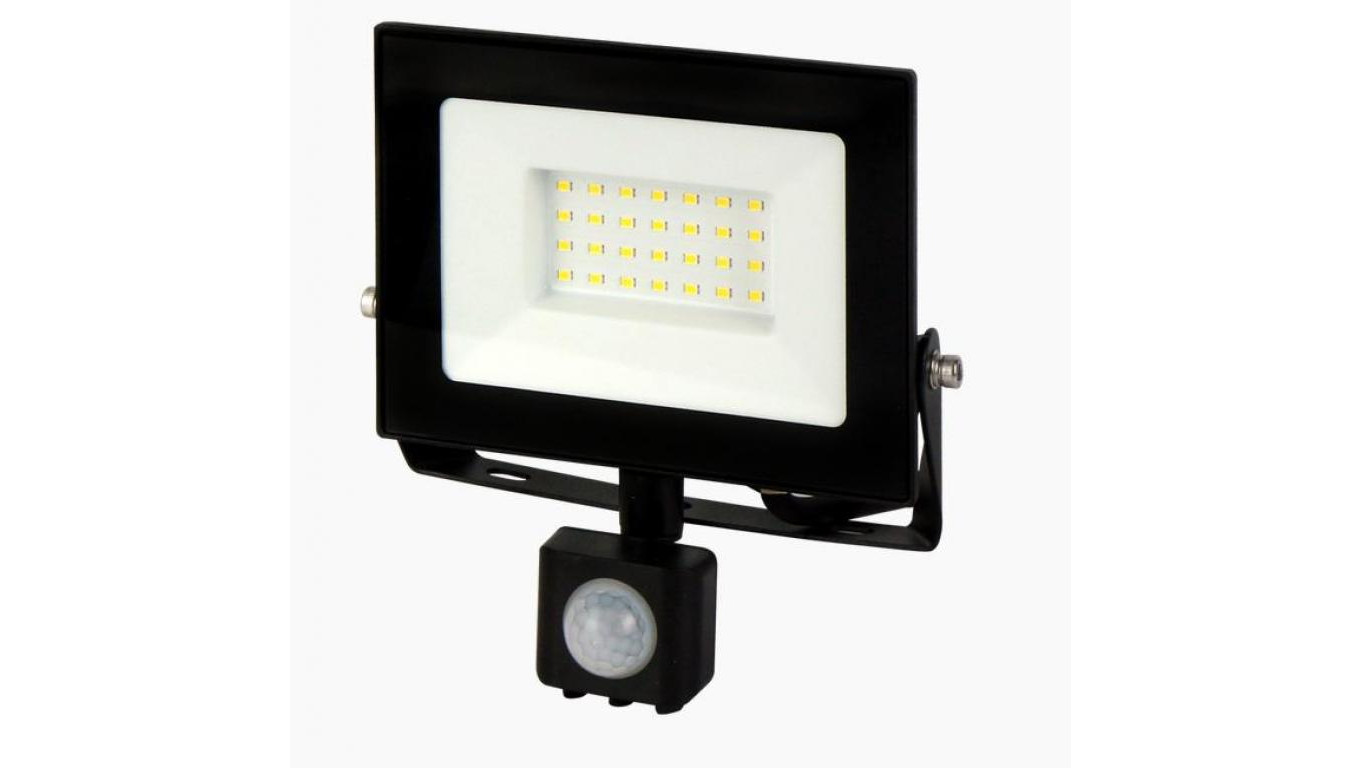 Projektor Naświetlacz Halogen LED line LUMINO 30W 4000K 3000lm z czujnikiem IP44 3 lata gwar.