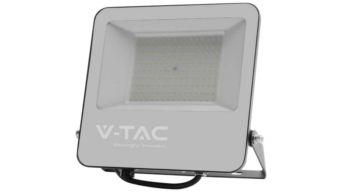 Naświetlacz, projektor LED SMD 100W 18500lm 6500K IP65 czarna CW barwa zimna V-TAC VT-44105-B