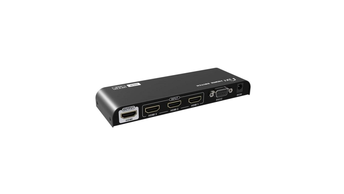3-Portowy Przełącznik HDMI 2.0 HDR 3x1 4K*2K30/60Hz