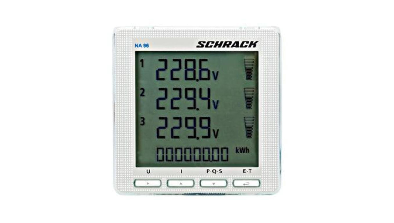 Analizator parametrów sieci NA96 96x96mm,natablicowy
