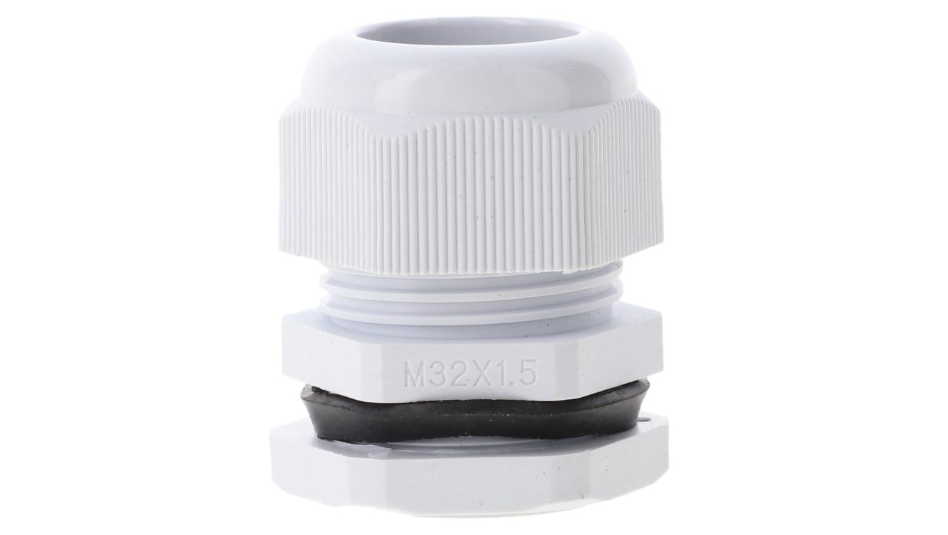 Dławnica kablowa fi 18-25mm M32 IP68 szara tworzywo 34.532