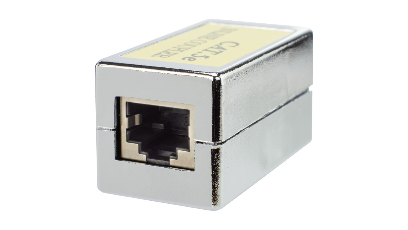 Łącznik modularny 2xRJ45 8P8C kat.5e FTP beczka NEKU